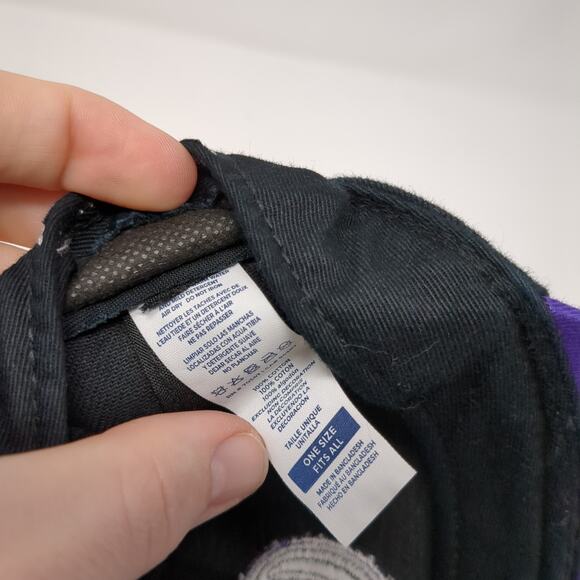 Fan Favorite Strapback Hat Black OSFA Colorado Rockies Embroidered Logo MLB - Picture 10 of 10